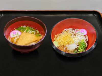 丼ものを食べたいけど、うどんかそばも食べたいときに、ちょうど良いサイズ