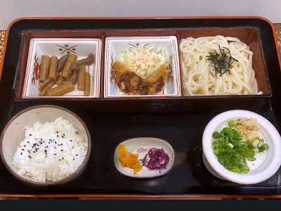 ざるうどん定食